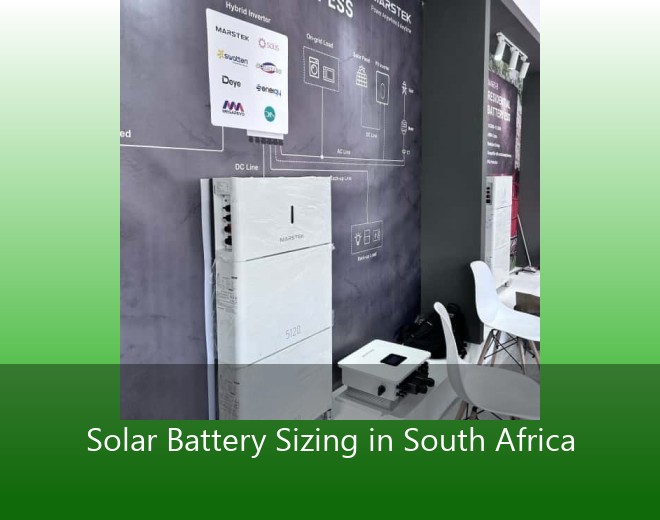 Solar Battery Sizing in South Africa